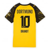 Stroje piłkarskie Borussia Dortmund Julian Brandt #10 Koszulka Podstawowej dla damskie 2025-26 Krótki Rękaw